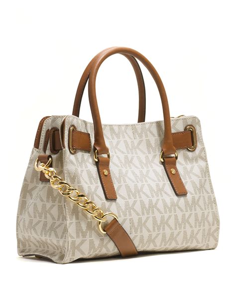 michael kors brown white bag|bag Michael Kors sale.